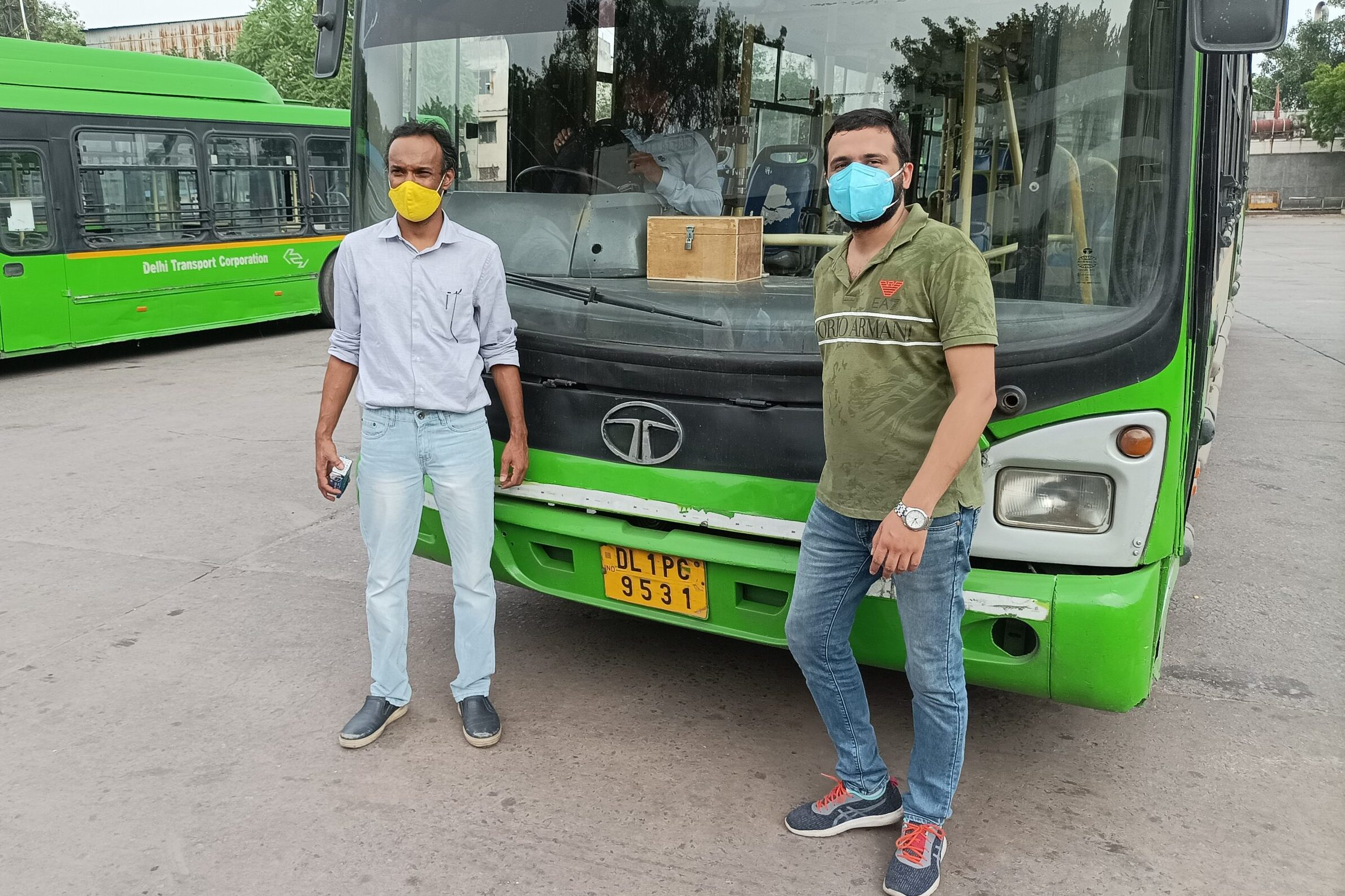 Installation of atmos air quality monitors in public buses in Delhi for monitoring and management of air quality and optimisation of transit